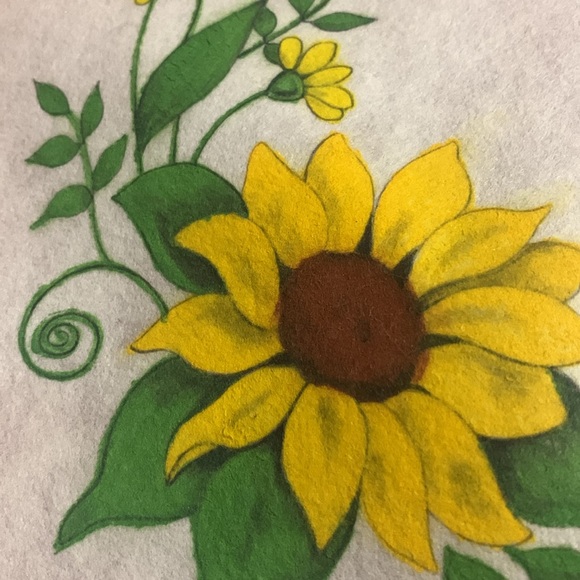 Vintage Felt Painting “GOD NEEDED …. Created MOTHERS” - Picture 4 of 4